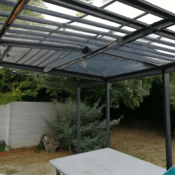 Aménagement de pergola avec fermeture loggia en PVC Briancon